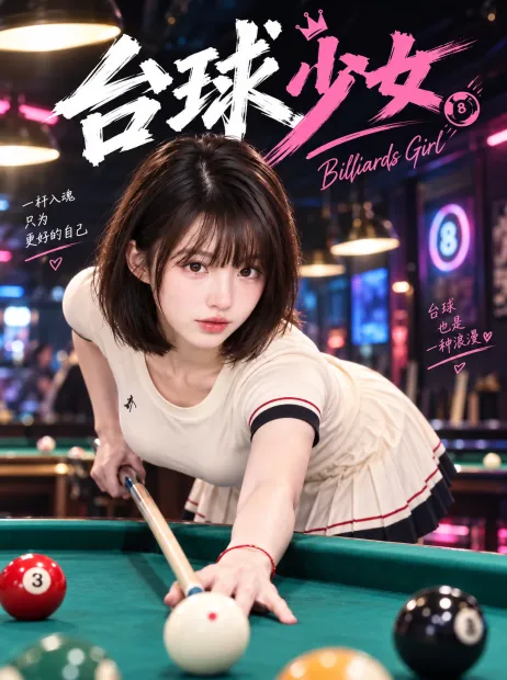 台球少女